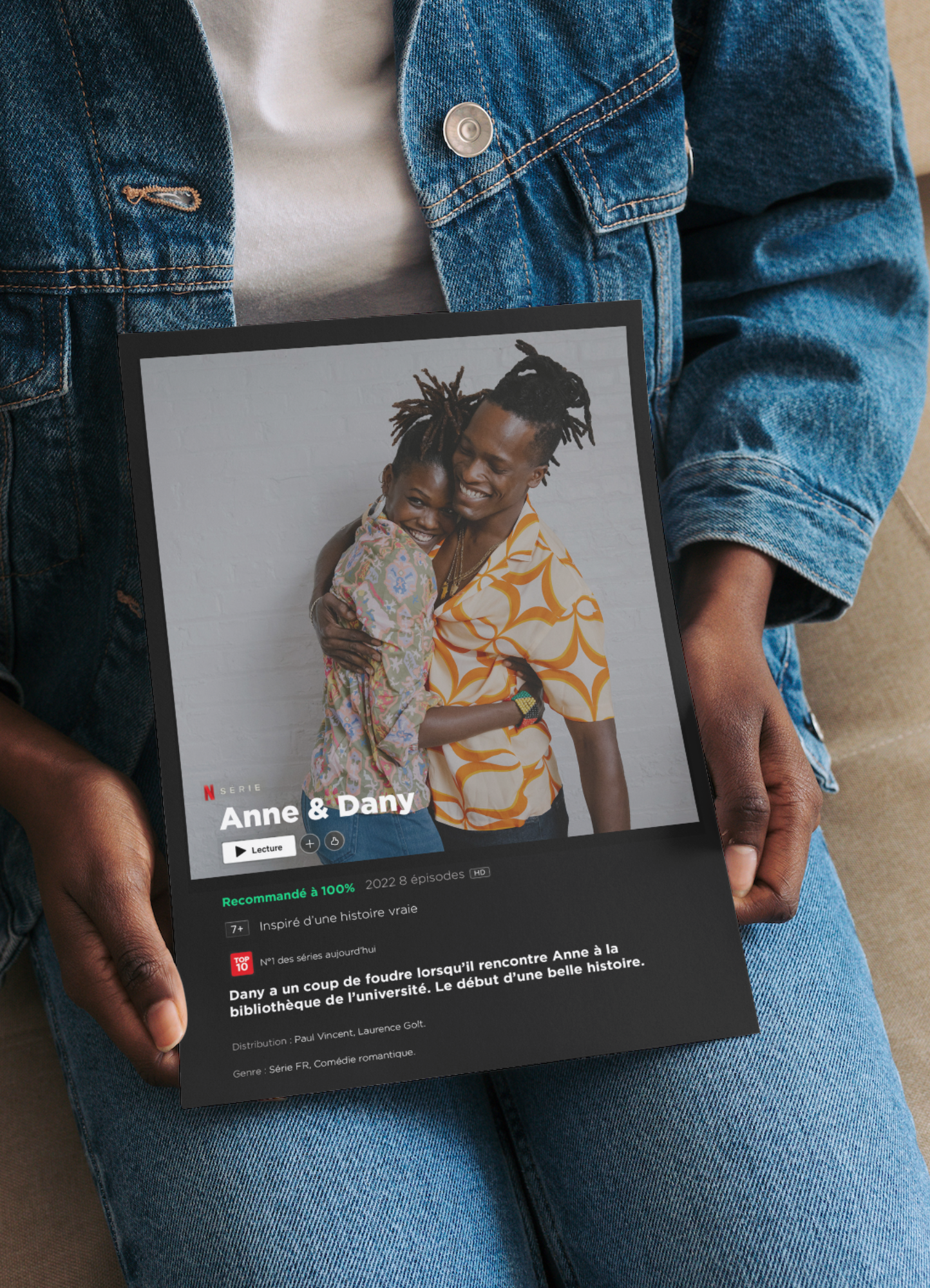 Affiche personnalisée imprimée format série