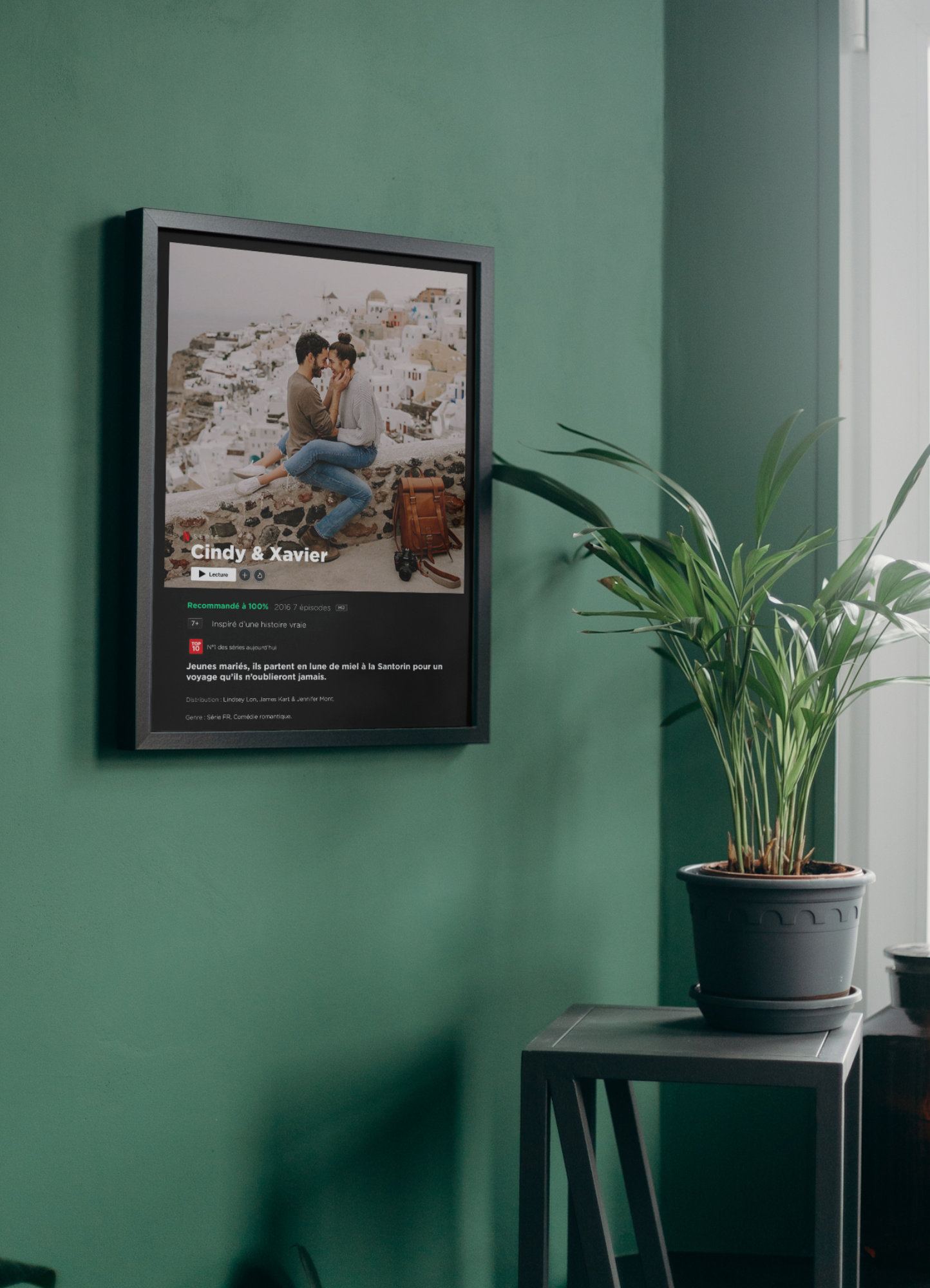 Affiche personnalisée imprimée format série