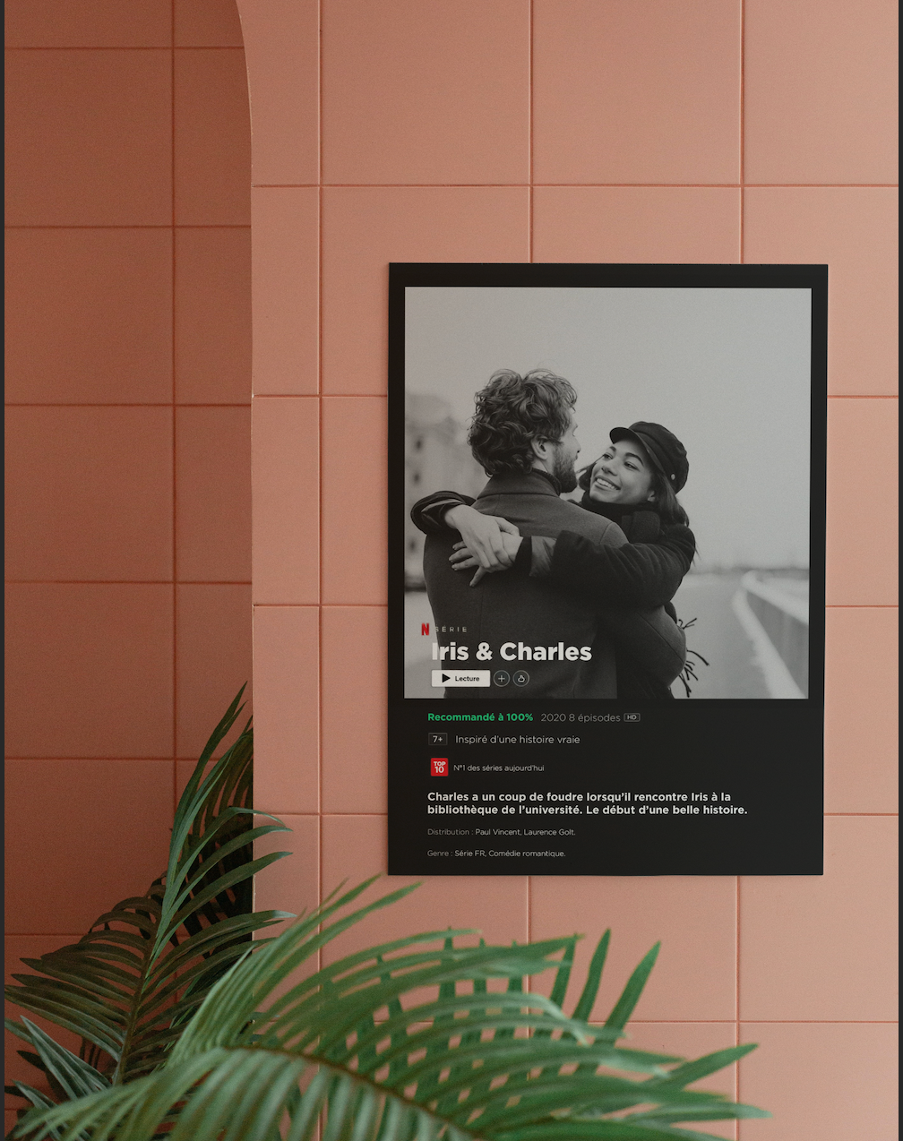 Affiche personnalisée imprimée format série