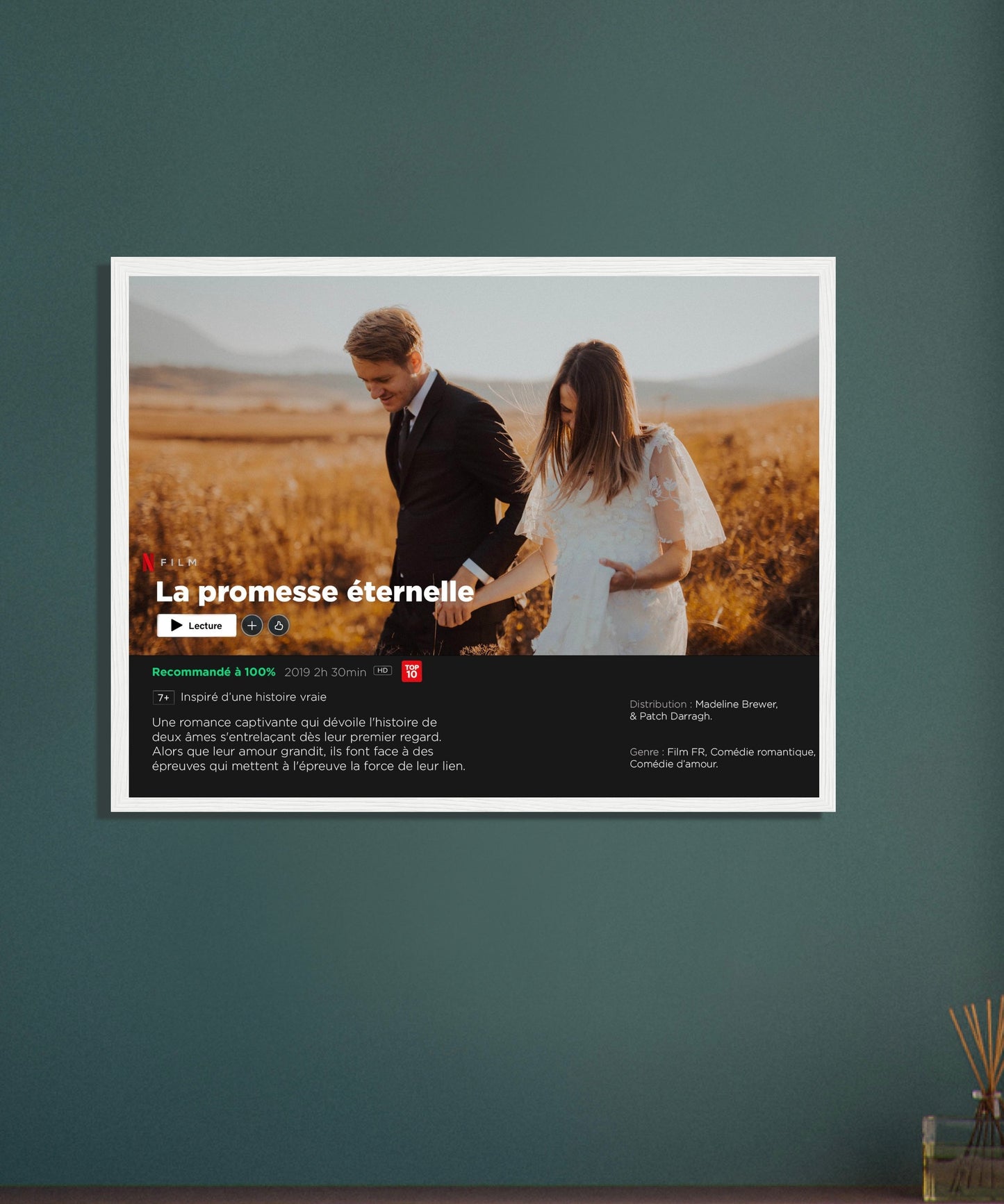 Affiche personnalisée format film