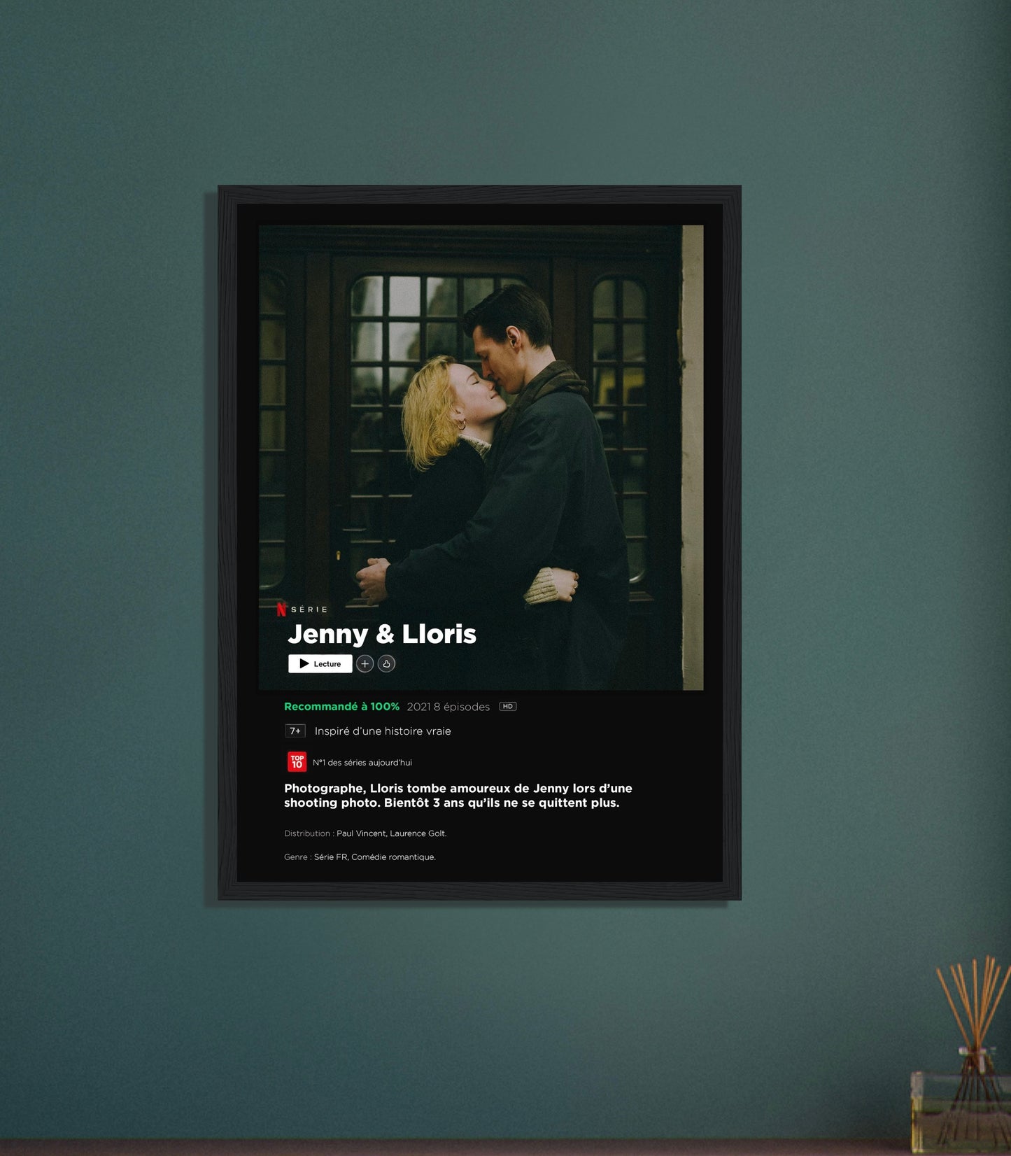 Affiche personnalisée format série