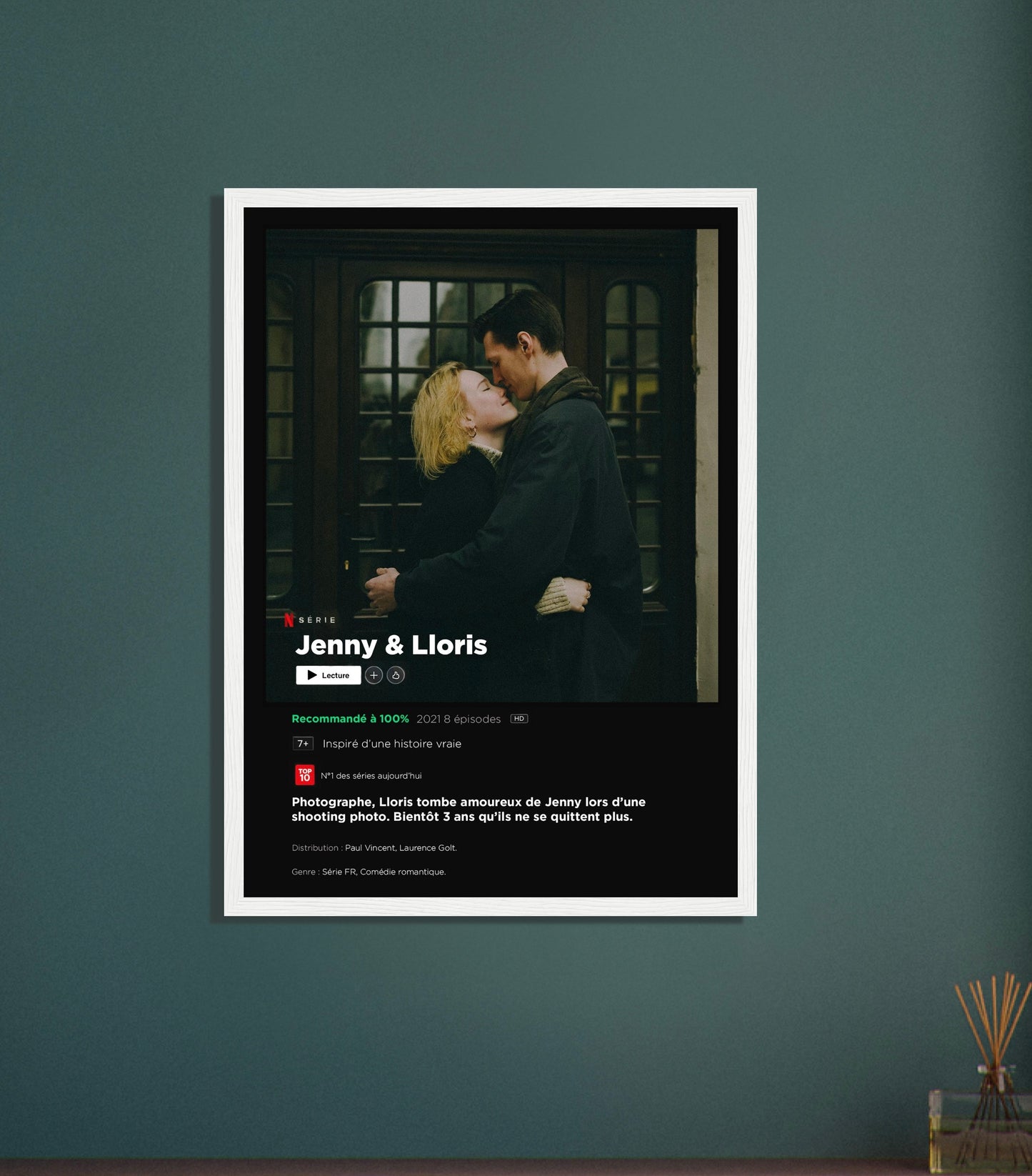 Affiche personnalisée format série
