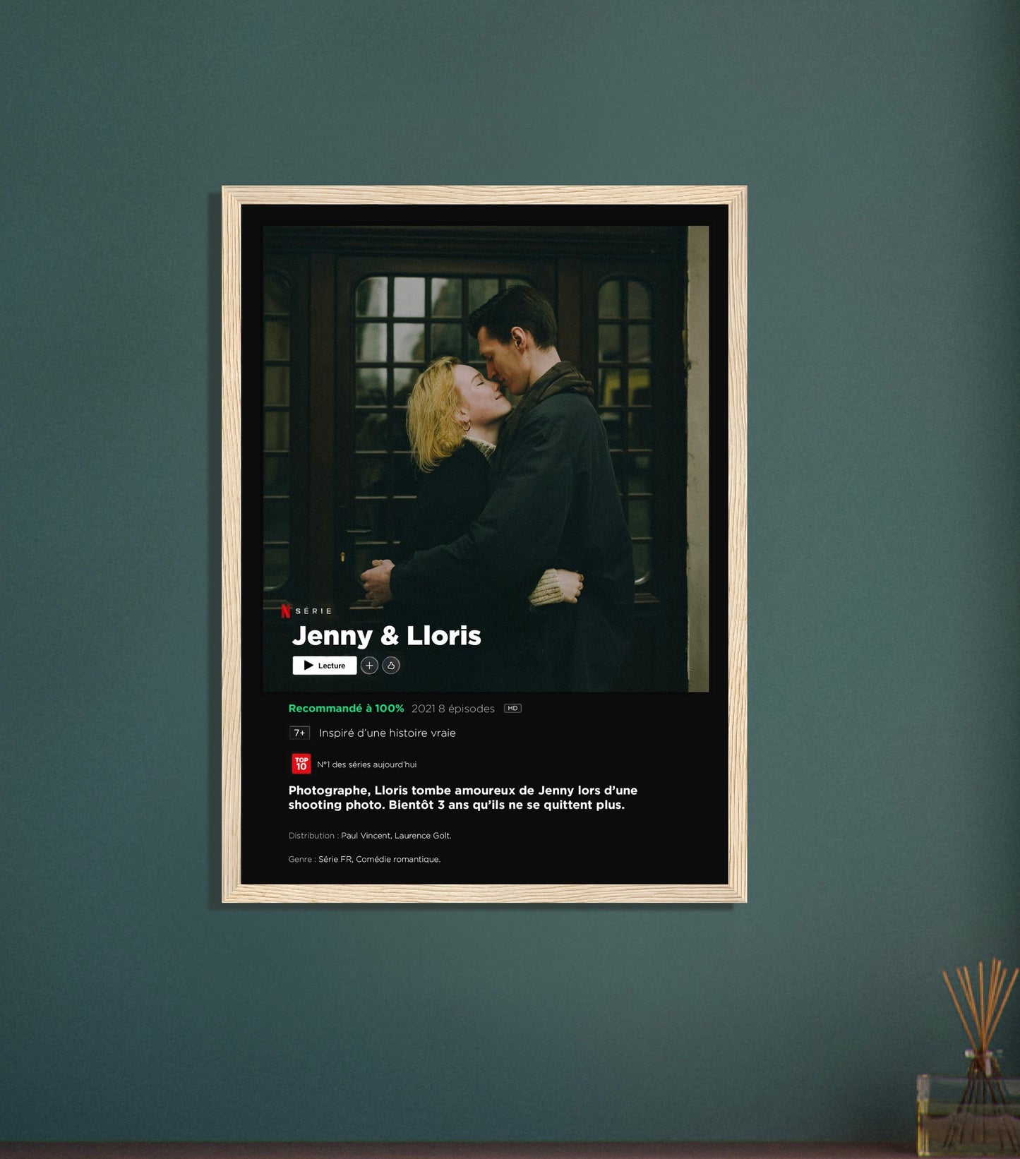 Affiche personnalisée format série