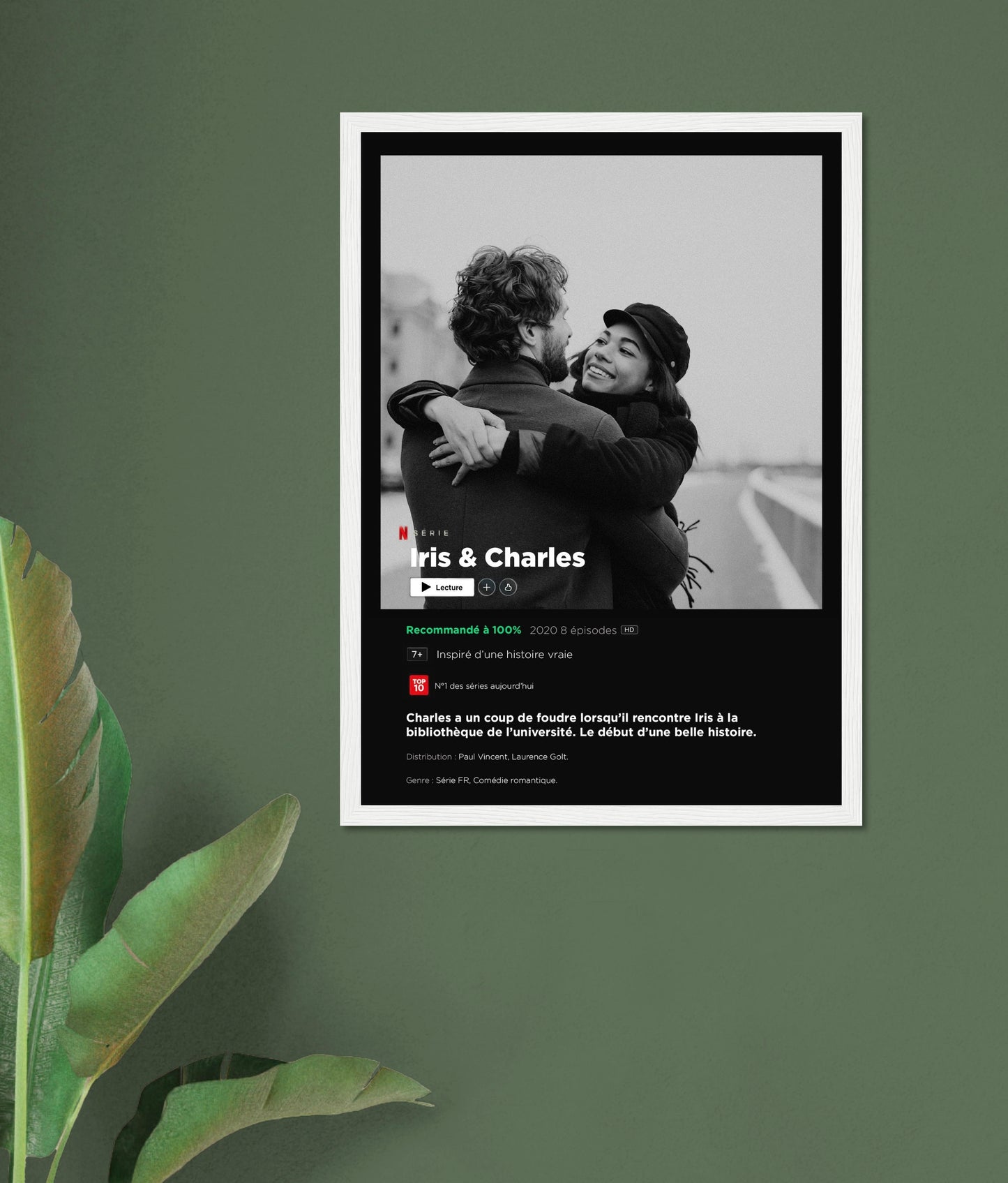 Affiche personnalisée format série