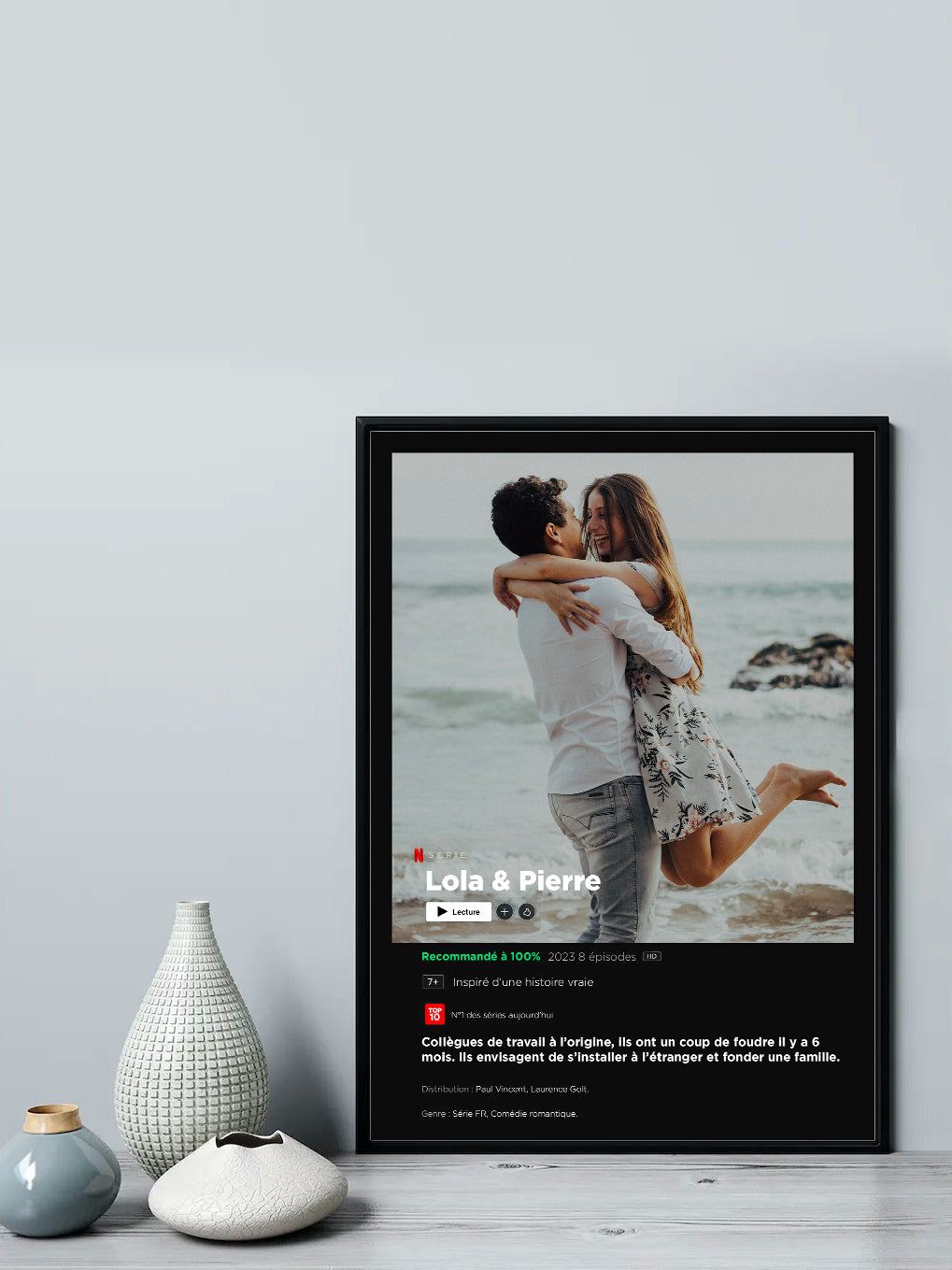 Affiche personnalisée imprimée format série
