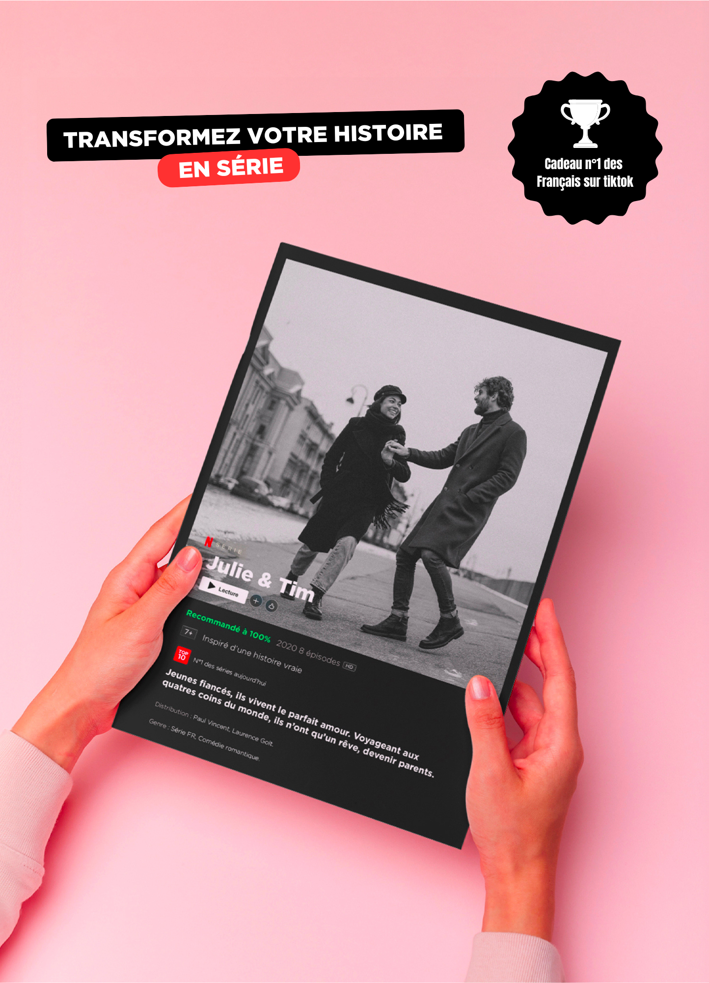 Affiche personnalisée format série